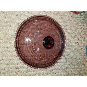Vision Corning Ware Cranberry Pyrex Replacement Lid 7 1/4 Inch V1-5C